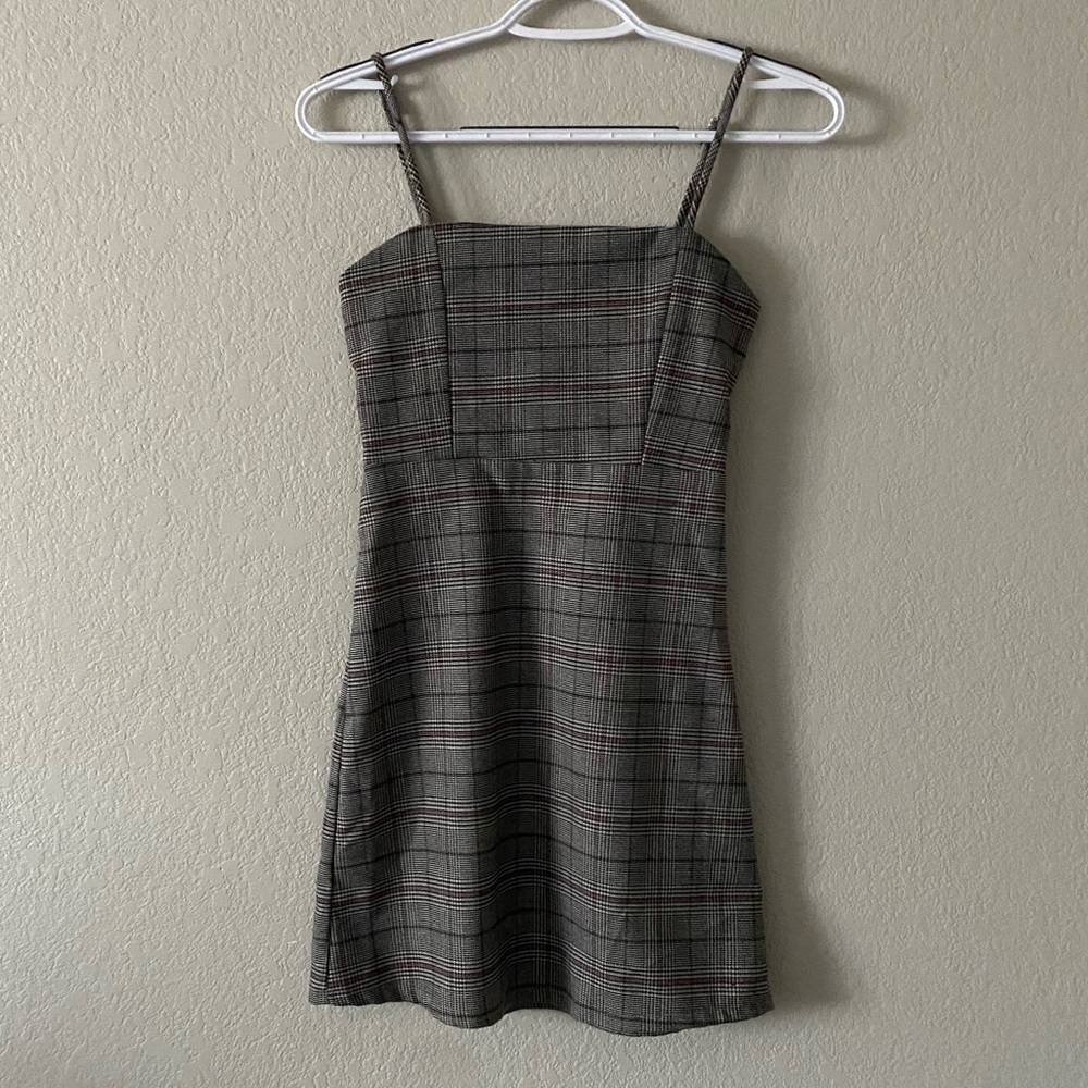 Ivy & Main Plaid Mini Dress